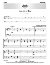 Canon of Joy Handbell sheet music cover